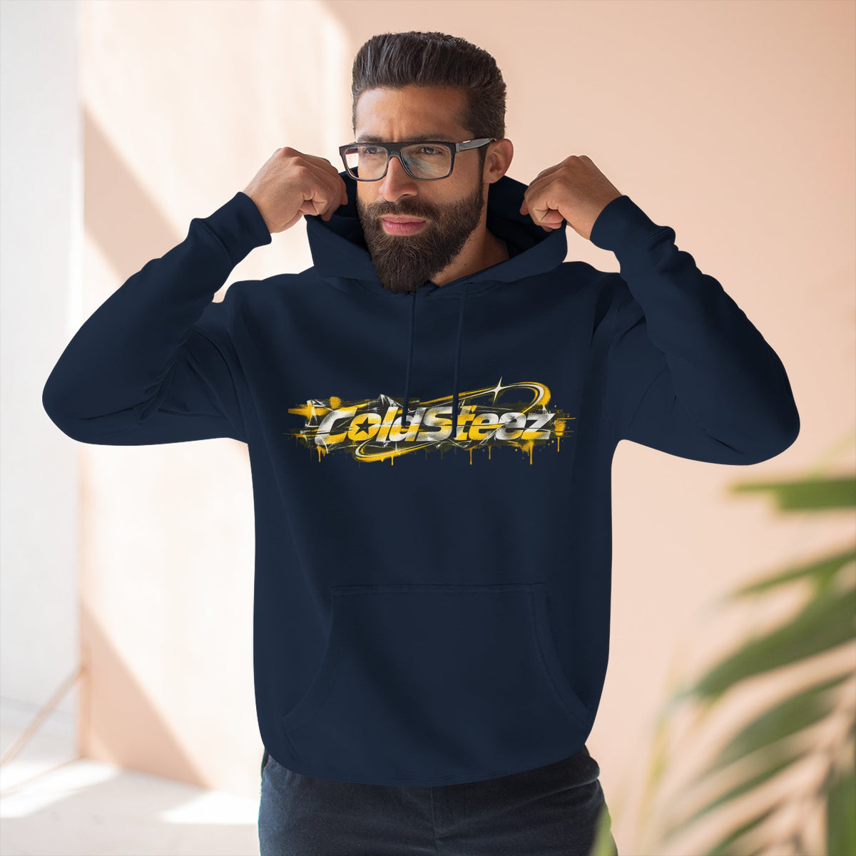 ColdSteez (CS015H) – "ColdGrit" Distressed Hoodie | UK Streetwear