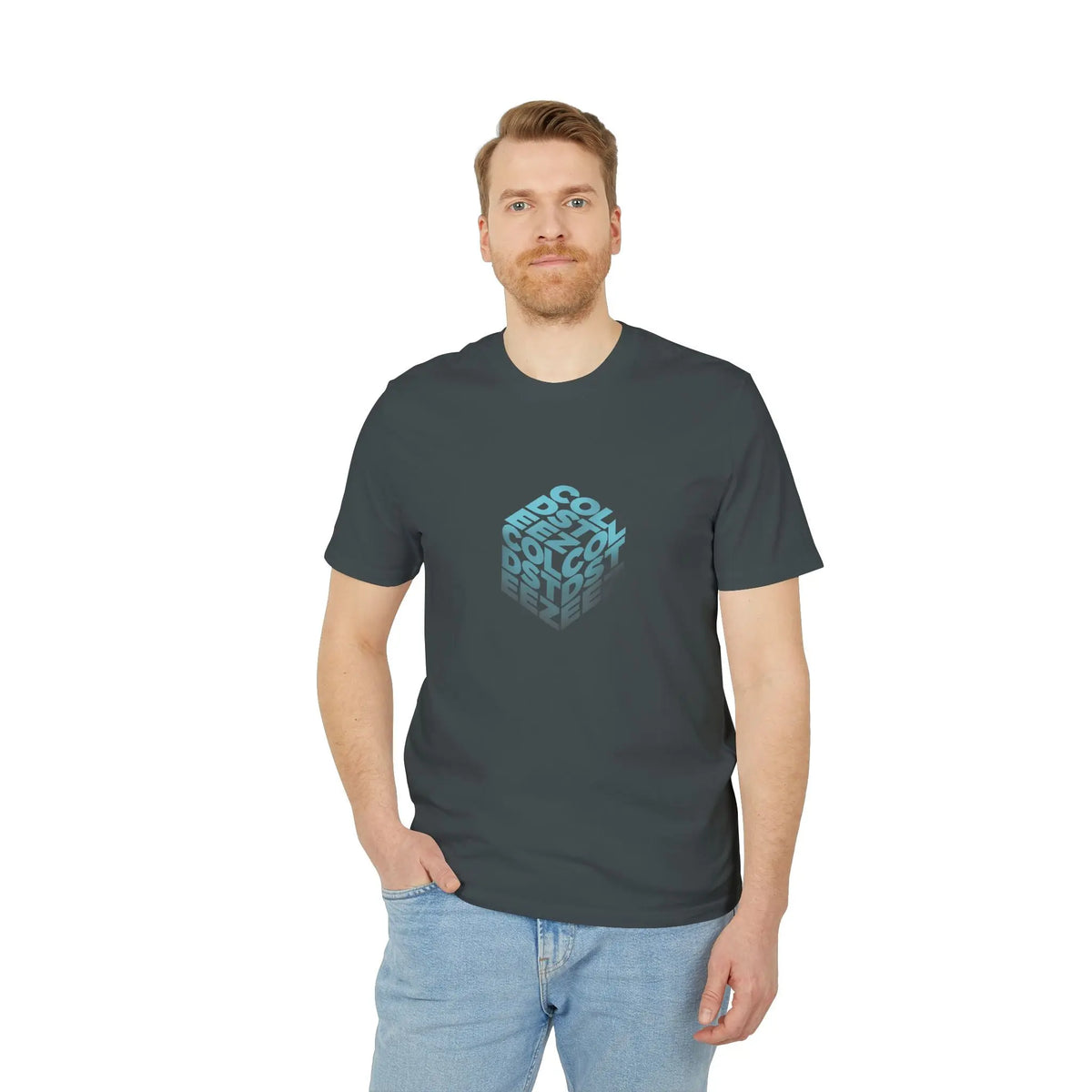 ColdSteez (CS011T) – “ColdSteez Cube” Organic T-Shirt – ColdSteez UK Streetwear