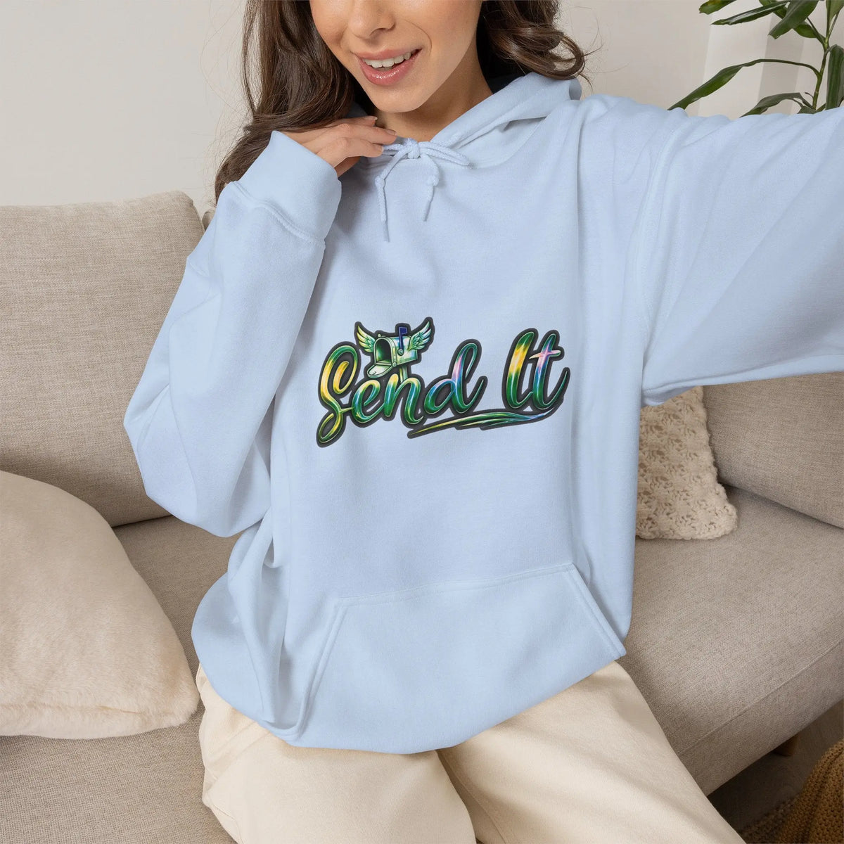 ColdSteez (CS005H) - “SEND IT” Hoodie. – ColdSteez UK Streetwear