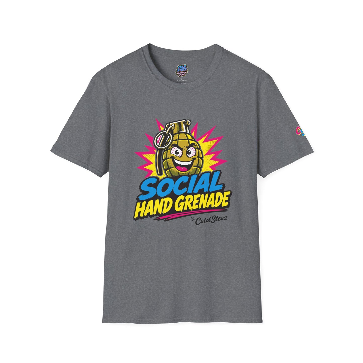 ColdSteez (CS0065T) - "Social Hand Grenade" T-Shirt