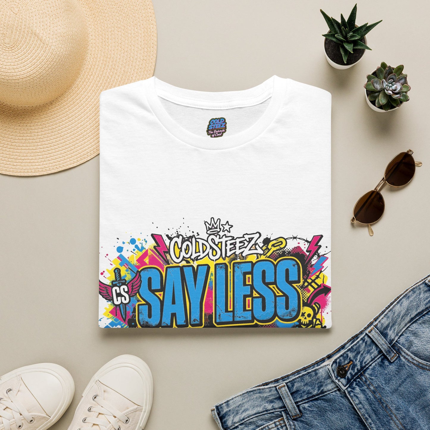 ColdSteez - CMY2K (CMY2K005T) - "Say Less" T-Shirt