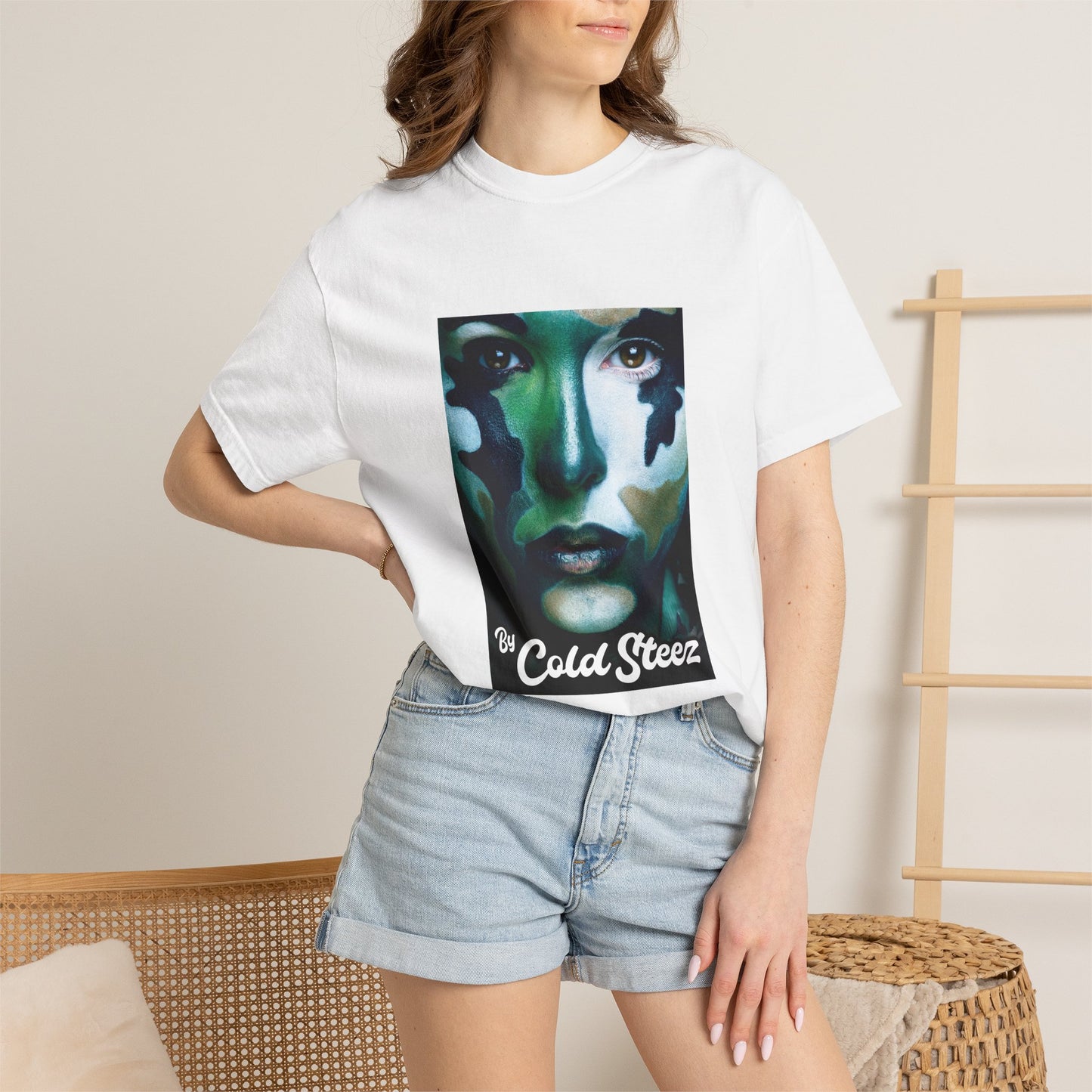 ColdSteez (CS008T) - "Blend In, Stand Out" Super Heavyweight Tee