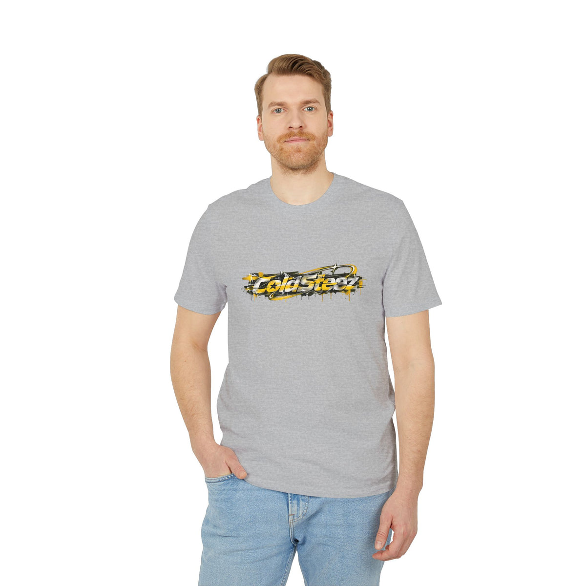 ColdSteez (CS015T) - "ColdGrit Distressed" T-Shirt | UK Streetwear