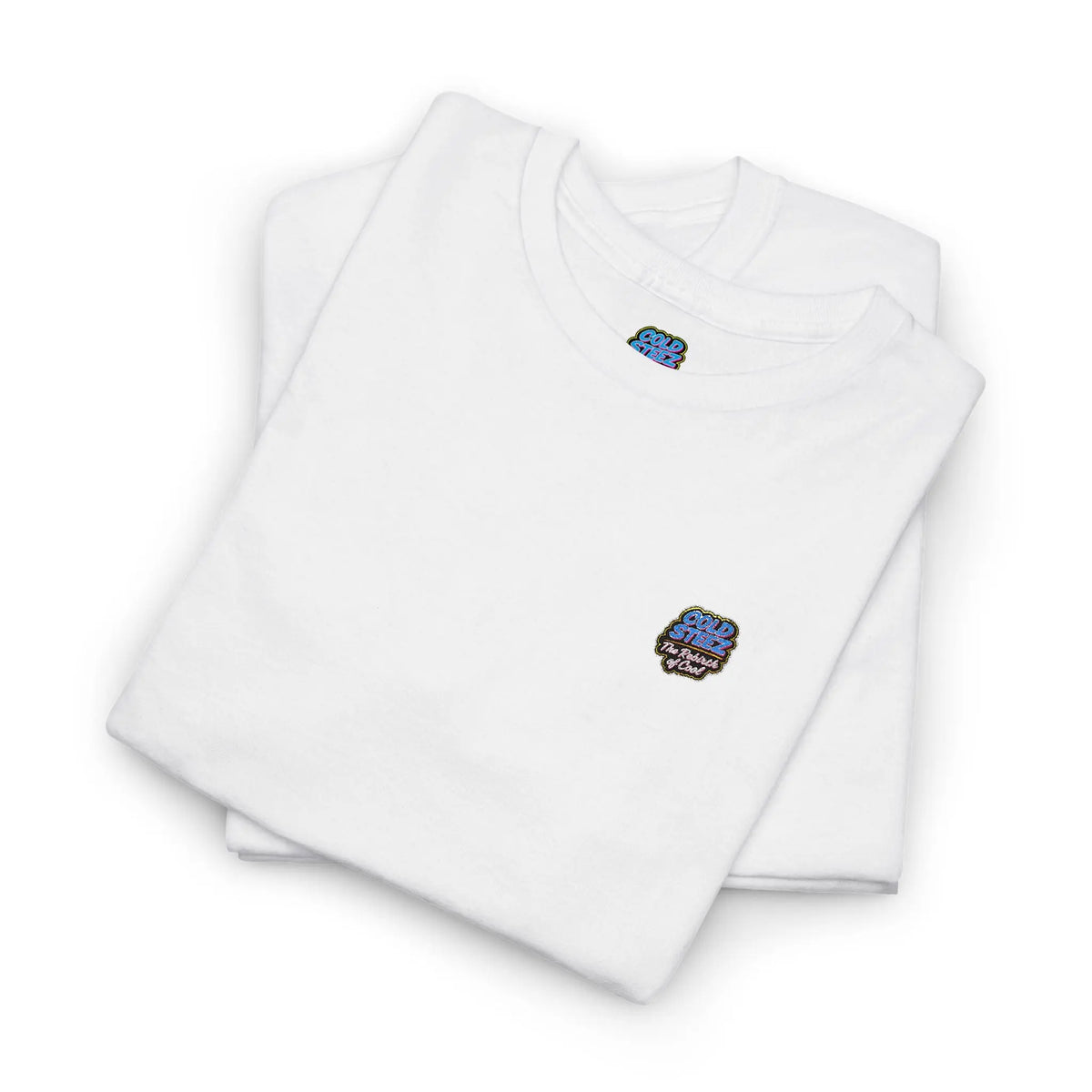 ColdSteez (CS001T) – “The Cold Standard Tee” Heavy-Duty Embroidery – ColdSteez UK Streetwear