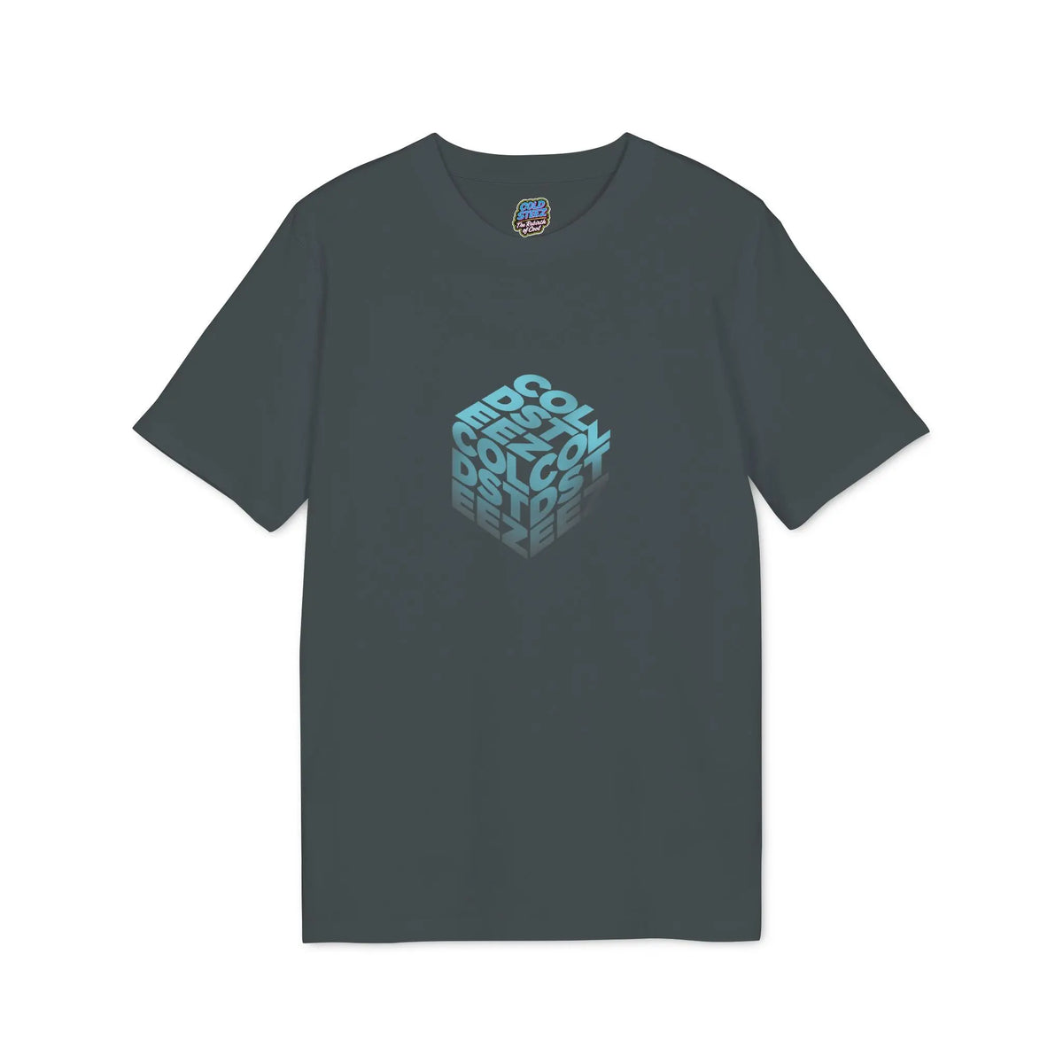 ColdSteez (CS011T) – “ColdSteez Cube” Organic T-Shirt – ColdSteez UK Streetwear