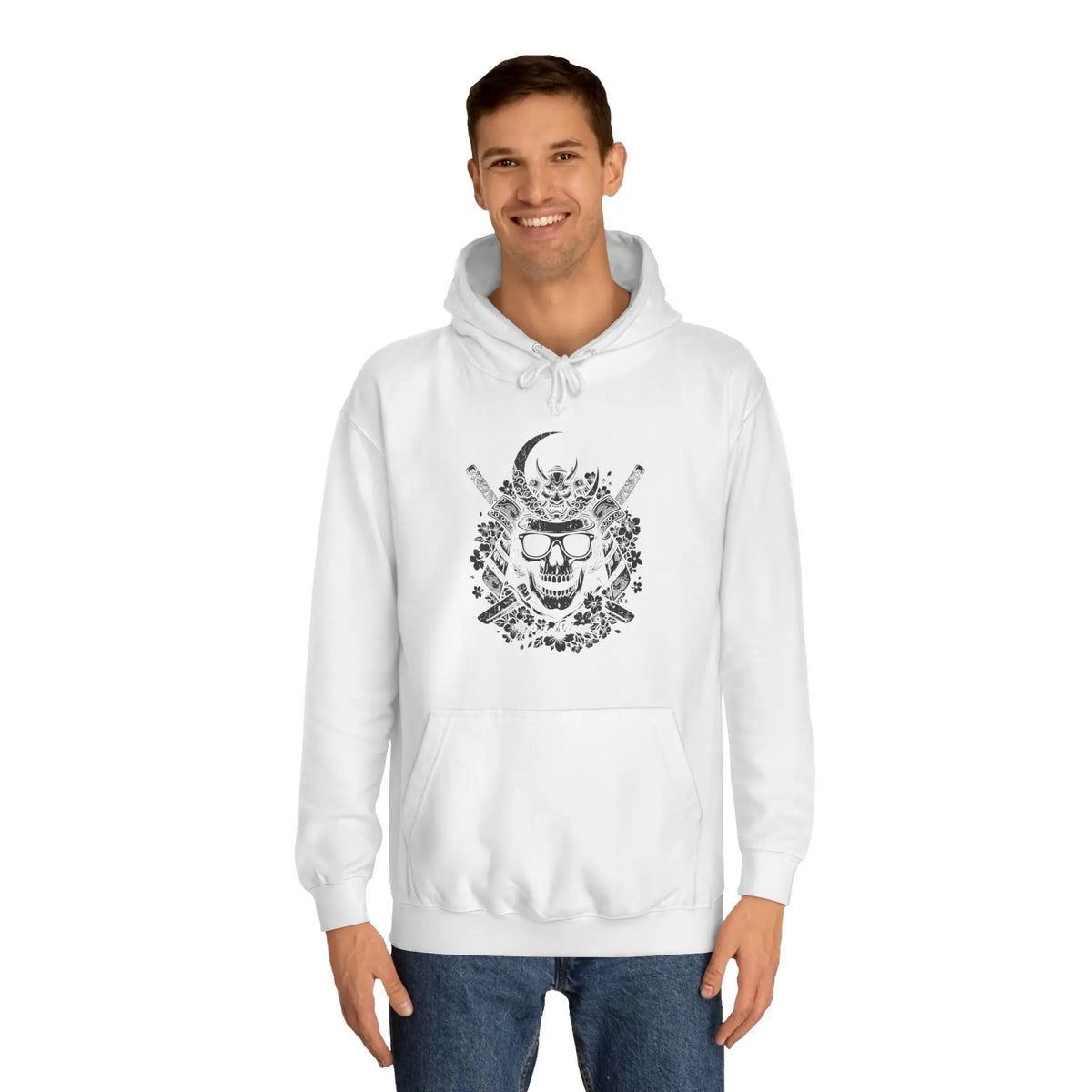 ColdSteez (CS006H) — "Samurai Skull" Hoodie – ColdSteez UK Streetwear