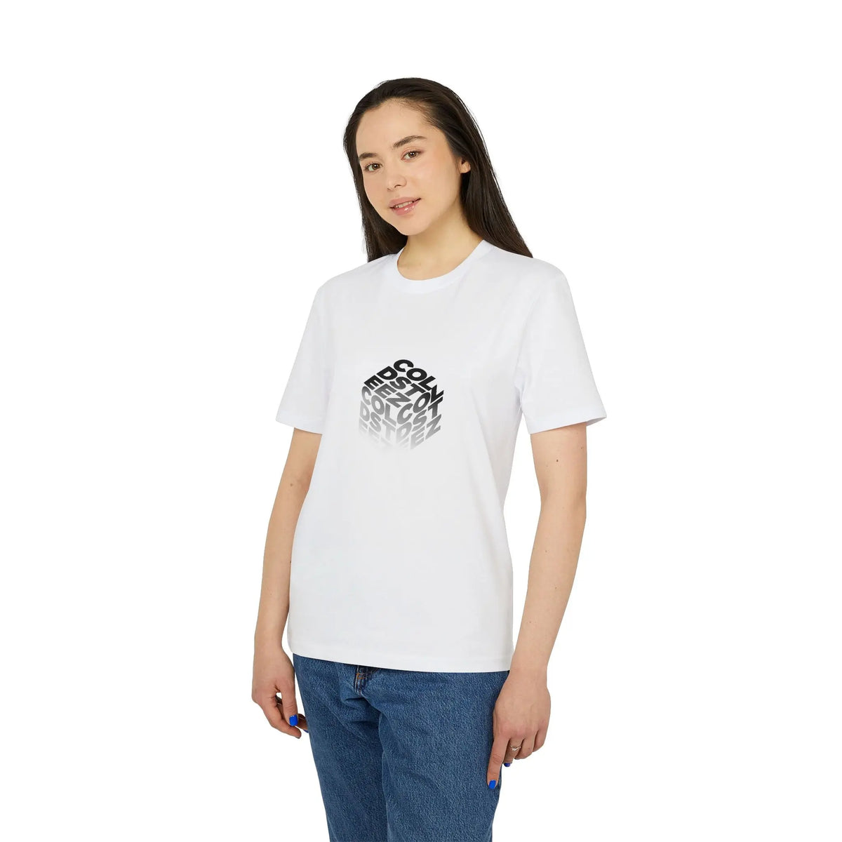 ColdSteez (CS011T) – “ColdSteez Cube” Organic T-Shirt – ColdSteez UK Streetwear
