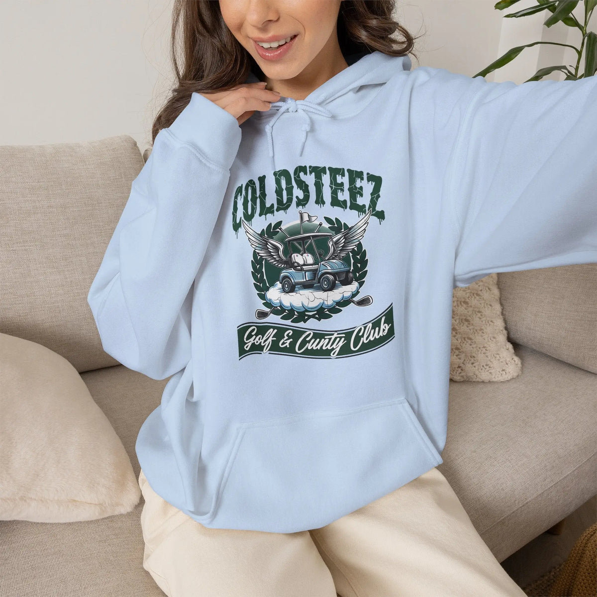Coldsteez (CS004H) - "Golf & Cunty Club" Hoodie – ColdSteez UK Streetwear