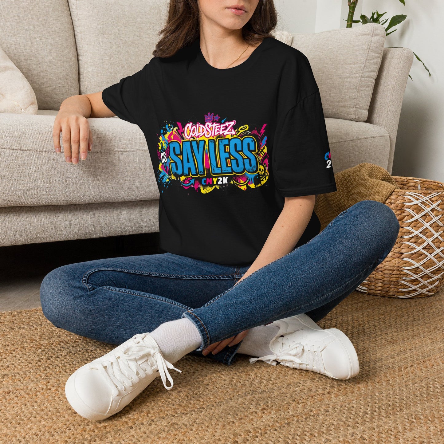 Say Less Graphic Tee — Bold Colorful Streetwear Shirt