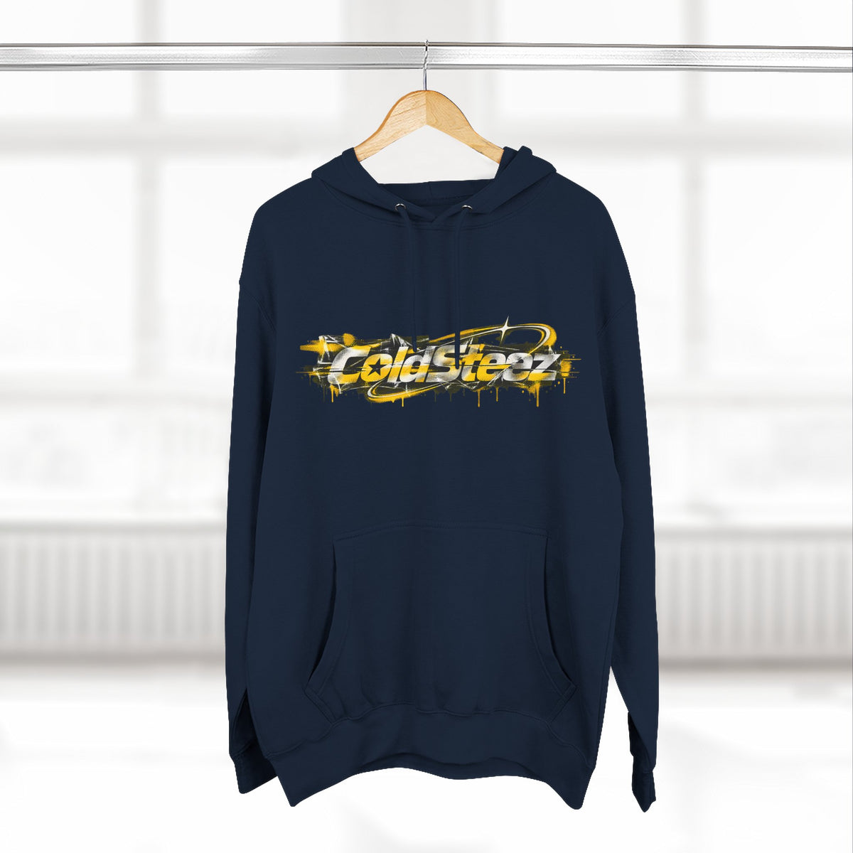 ColdSteez (CS015H) – "ColdGrit" Distressed Hoodie | UK Streetwear