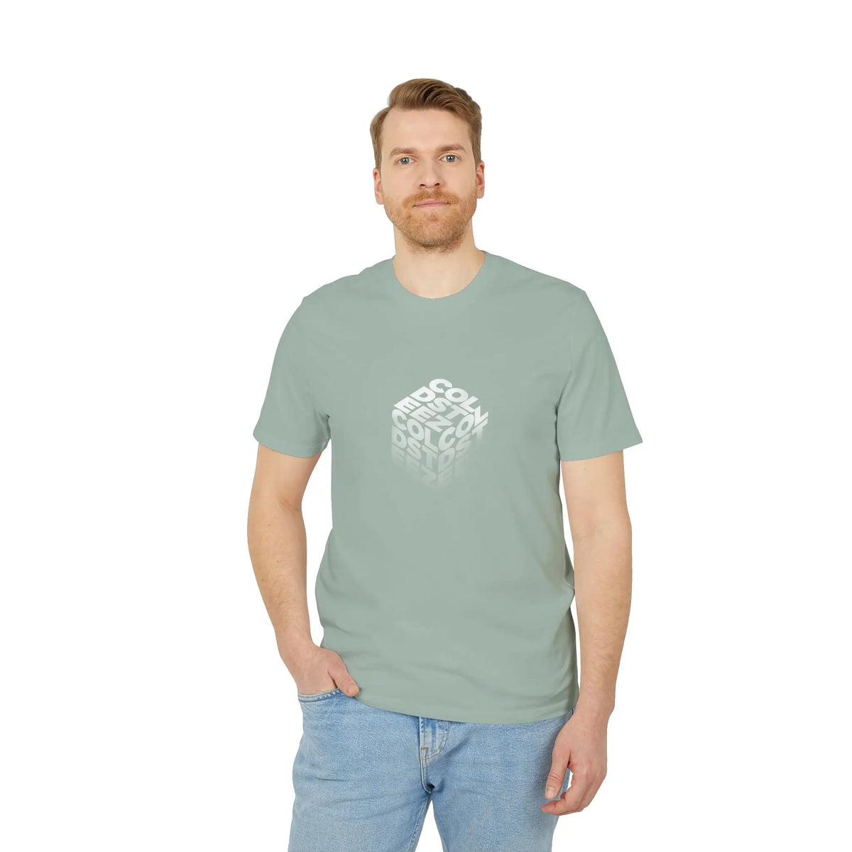 ColdSteez (CS011T) – “ColdSteez Cube” Organic T-Shirt – ColdSteez UK Streetwear