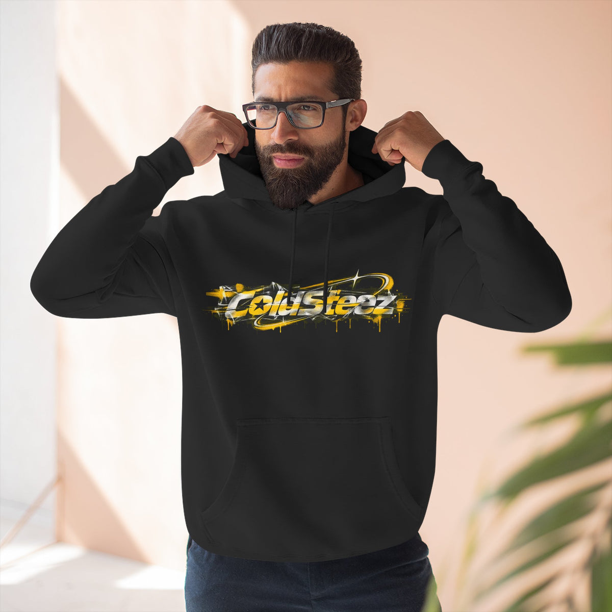 ColdSteez (CS015H) – "ColdGrit" Distressed Hoodie | UK Streetwear