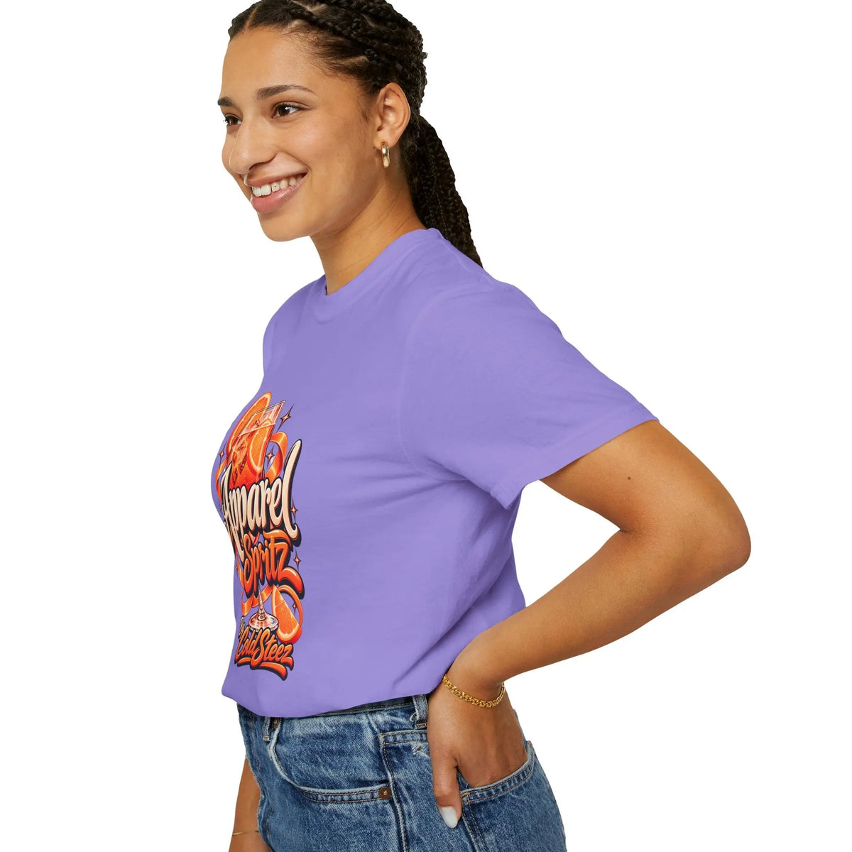 ColdSteez Apparel Spritz Orange Graphic T-Shirt T-Shirt 