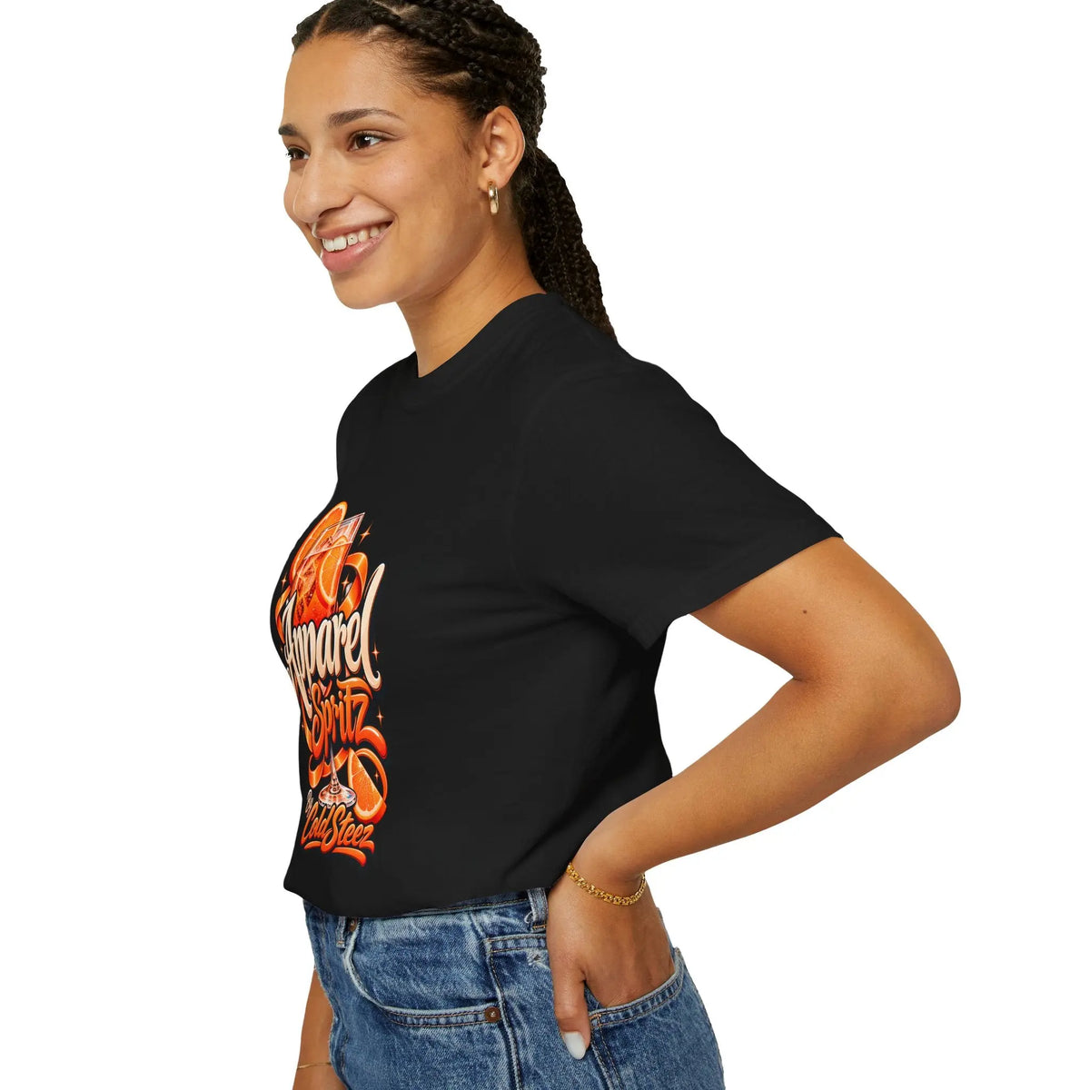 ColdSteez Apparel Spritz Orange Graphic T-Shirt T-Shirt 