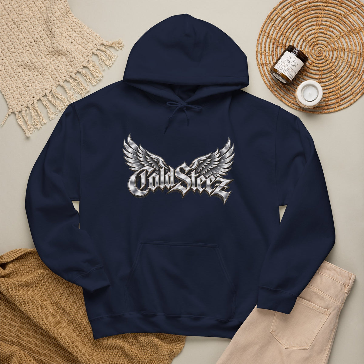 ColdSteez (CS013H) – "ColdWings" Graphic Hoodie | UK Streetwear