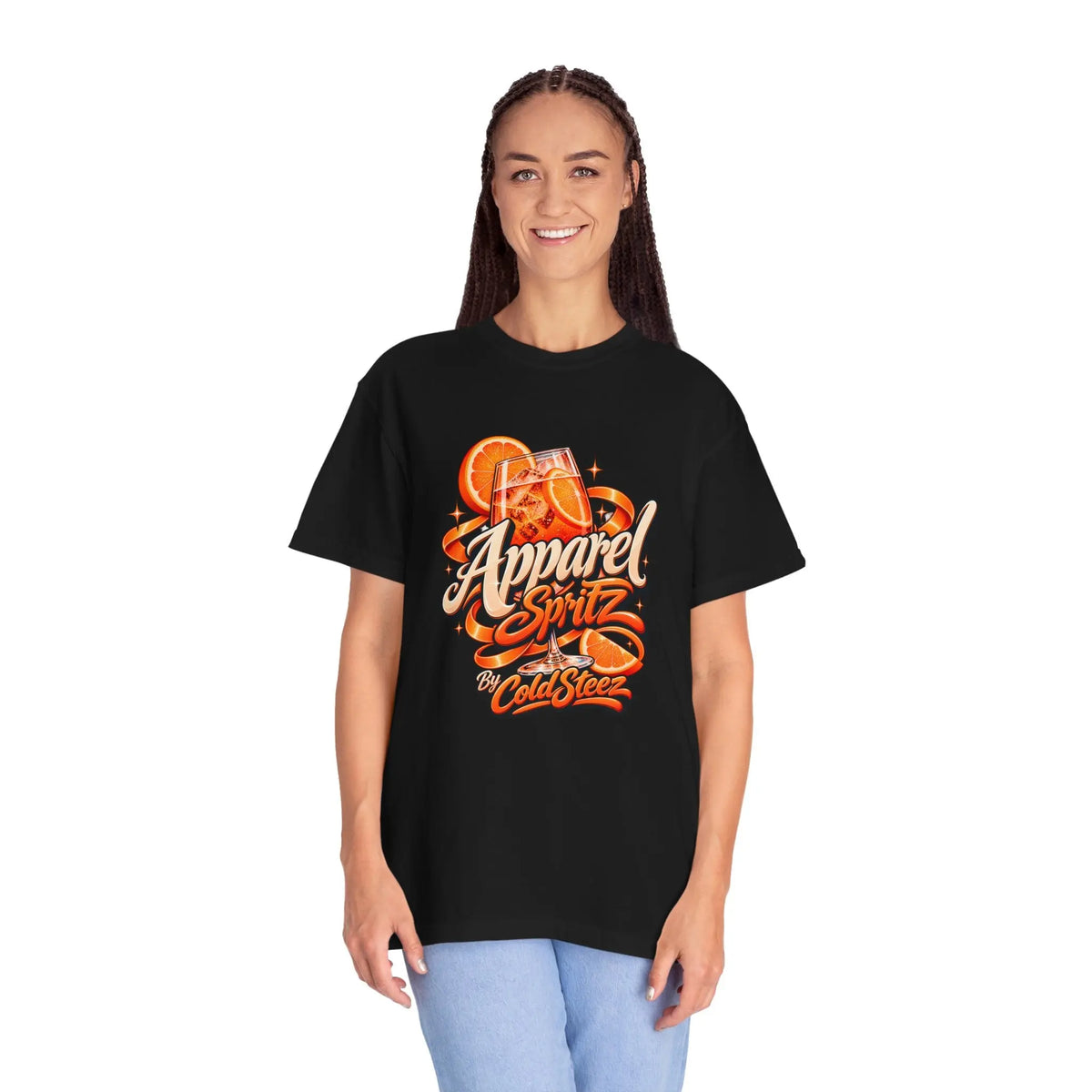 ColdSteez Apparel Spritz Orange Graphic T-Shirt T-Shirt 