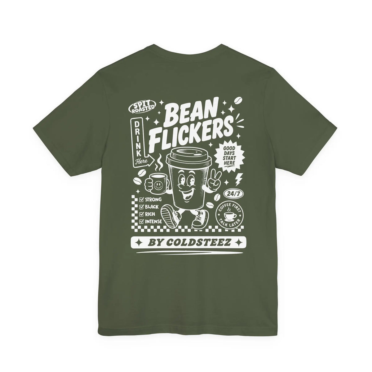 ColdSteez (CS014T) – "Bean Flickers" Graphic T-Shirt | UK Streetwear