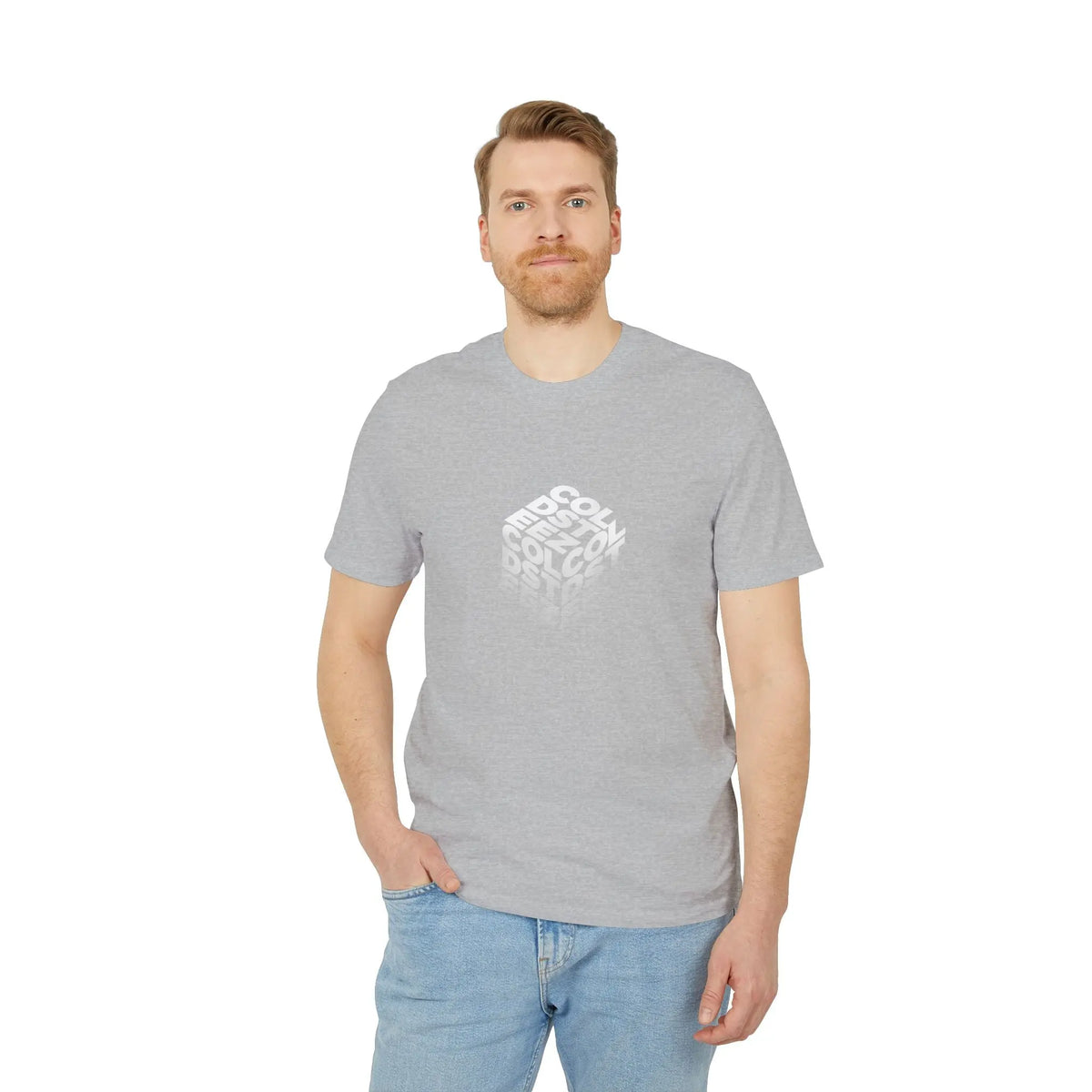 ColdSteez (CS011T) – “ColdSteez Cube” Organic T-Shirt – ColdSteez UK Streetwear