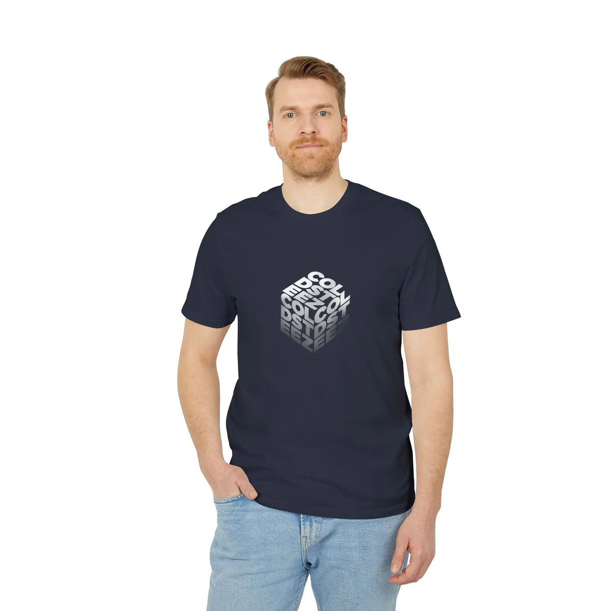 ColdSteez (CS011T) – “ColdSteez Cube” Organic T-Shirt – ColdSteez UK Streetwear