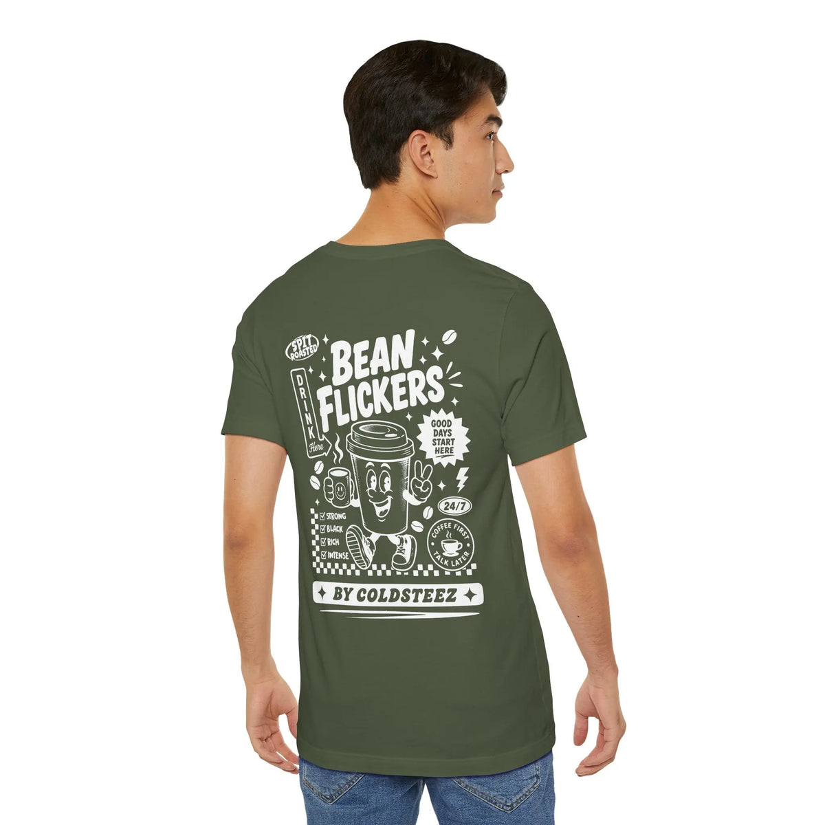 ColdSteez (CS014T) – "Bean Flickers" Graphic T-Shirt | UK Streetwear