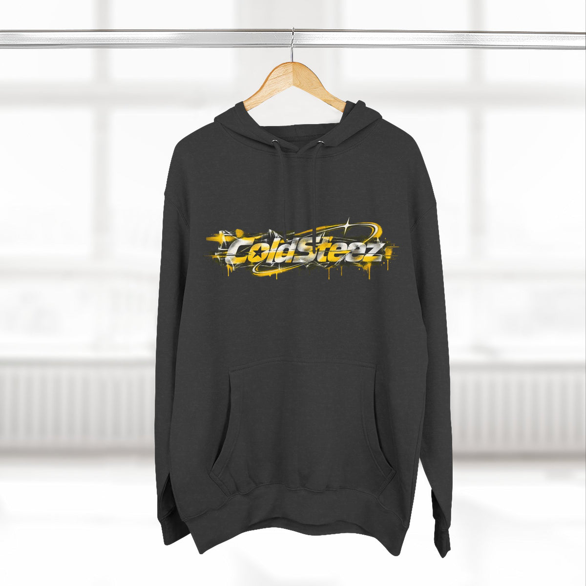 ColdSteez (CS015H) – "ColdGrit" Distressed Hoodie | UK Streetwear