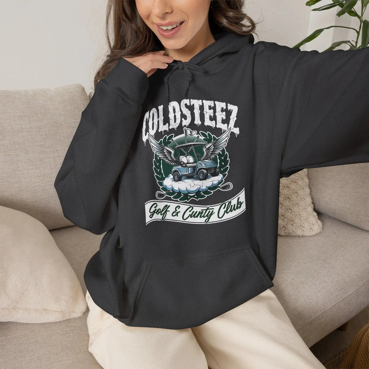 Coldsteez (CS004H) - "Golf & Cunty Club" Hoodie – ColdSteez UK Streetwear