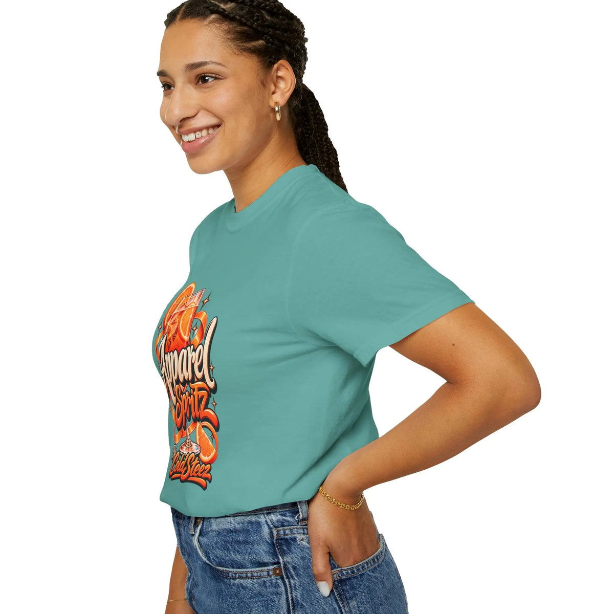 ColdSteez Apparel Spritz Orange Graphic T-Shirt T-Shirt 
