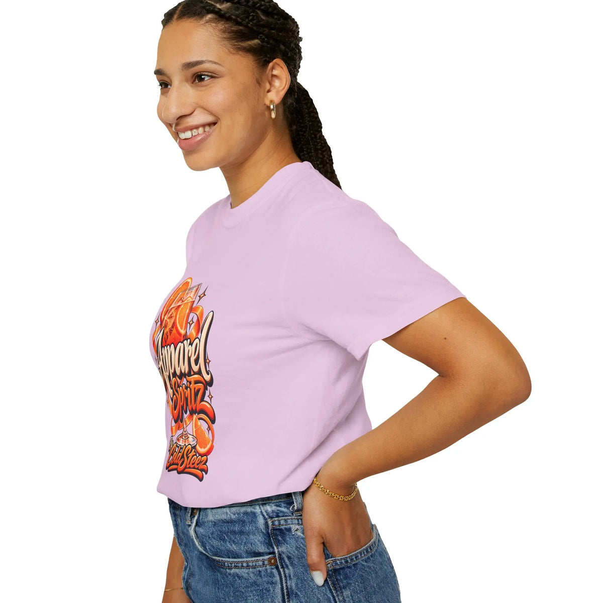 ColdSteez Apparel Spritz Orange Graphic T-Shirt T-Shirt 
