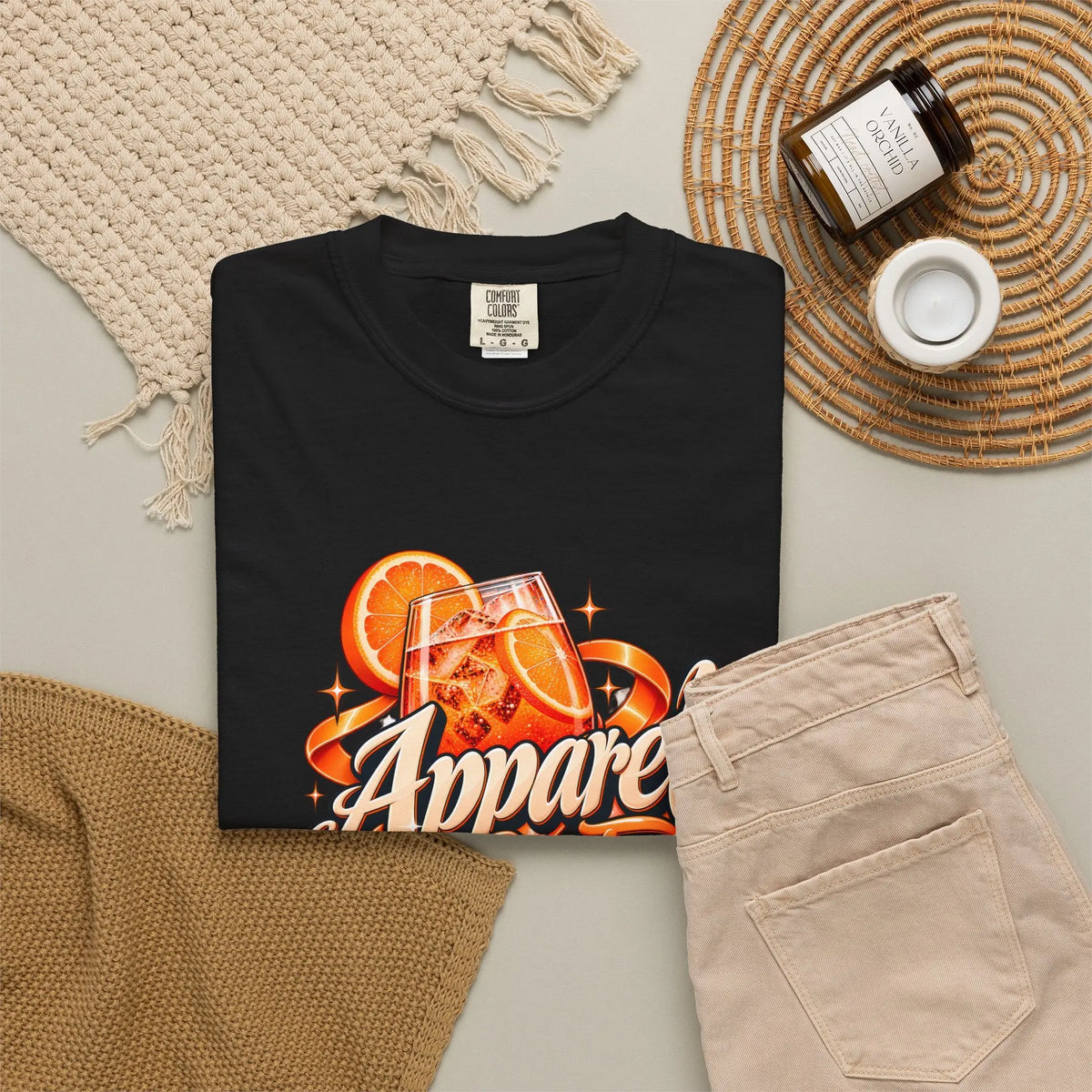 ColdSteez Apparel Spritz Orange Graphic T-Shirt T-Shirt 