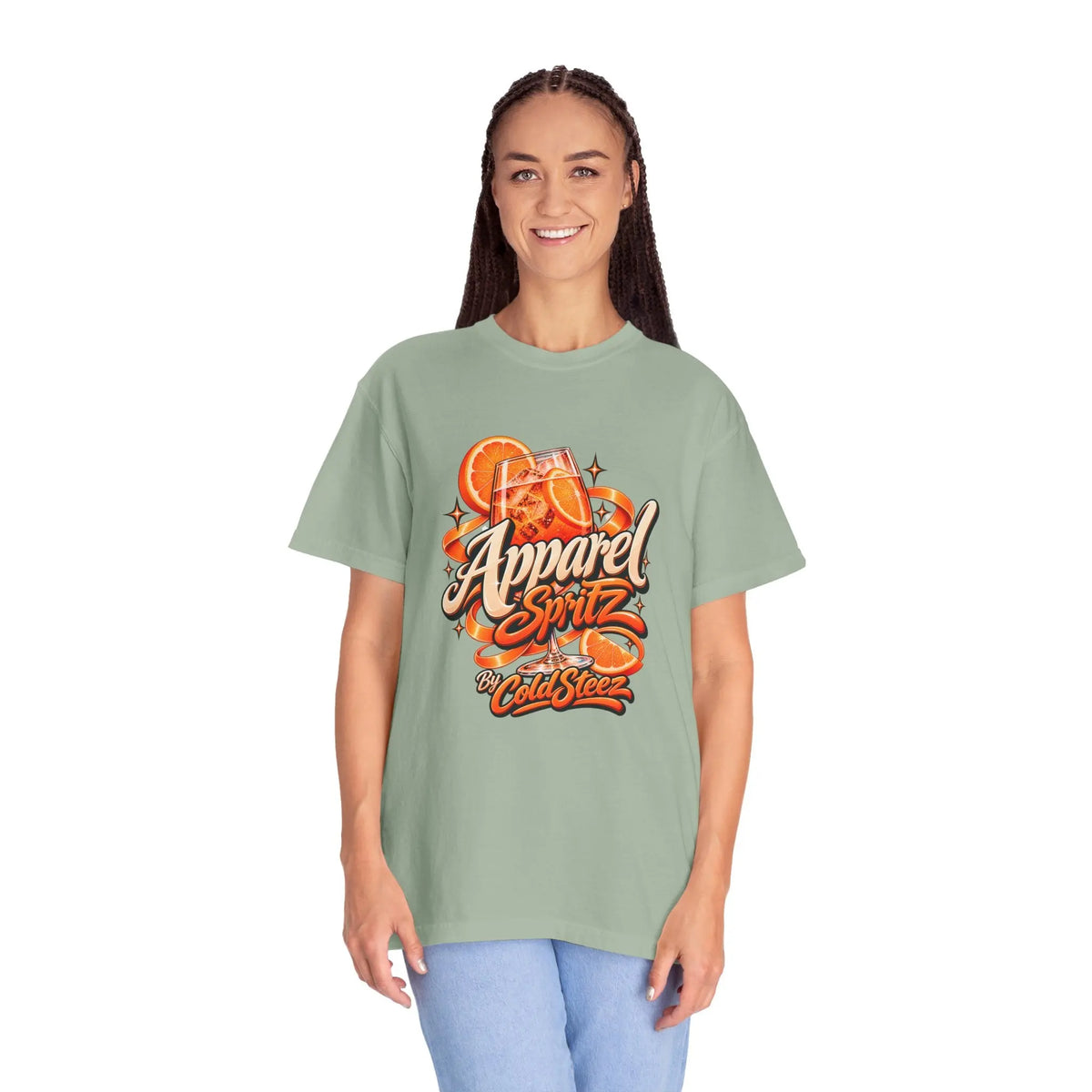 ColdSteez Apparel Spritz Orange Graphic T-Shirt T-Shirt 