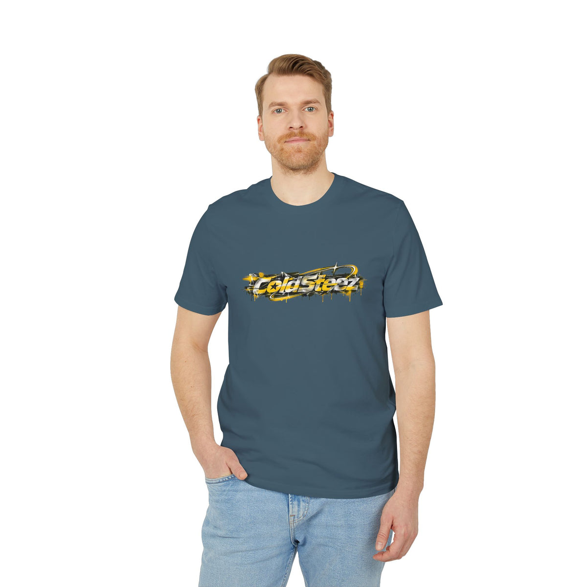 ColdSteez (CS015T) - "ColdGrit Distressed" T-Shirt | UK Streetwear