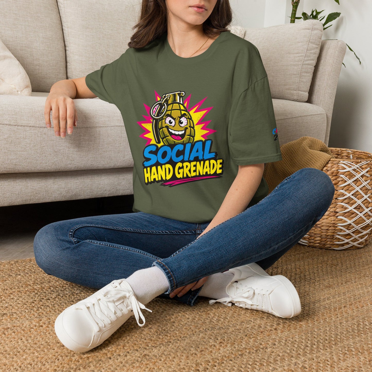 ColdSteez - CMY2K (CMY2K006T) - "Social Hand Grenade" S.H.G Tee