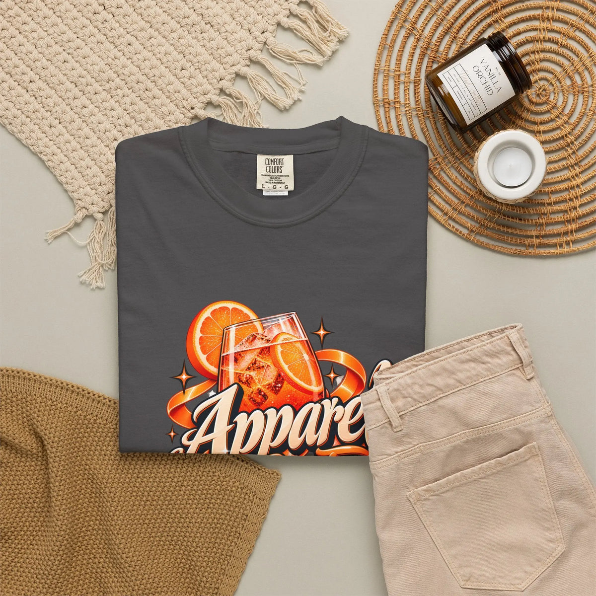 ColdSteez Apparel Spritz Orange Graphic T-Shirt T-Shirt 