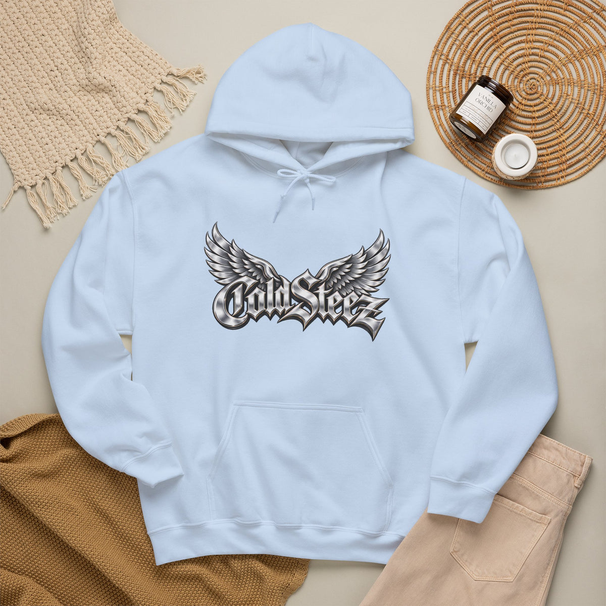 ColdSteez (CS013H) – "ColdWings" Graphic Hoodie | UK Streetwear