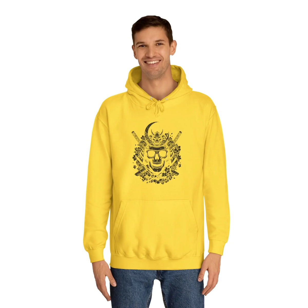 ColdSteez (CS006H) — "Samurai Skull" Hoodie – ColdSteez UK Streetwear
