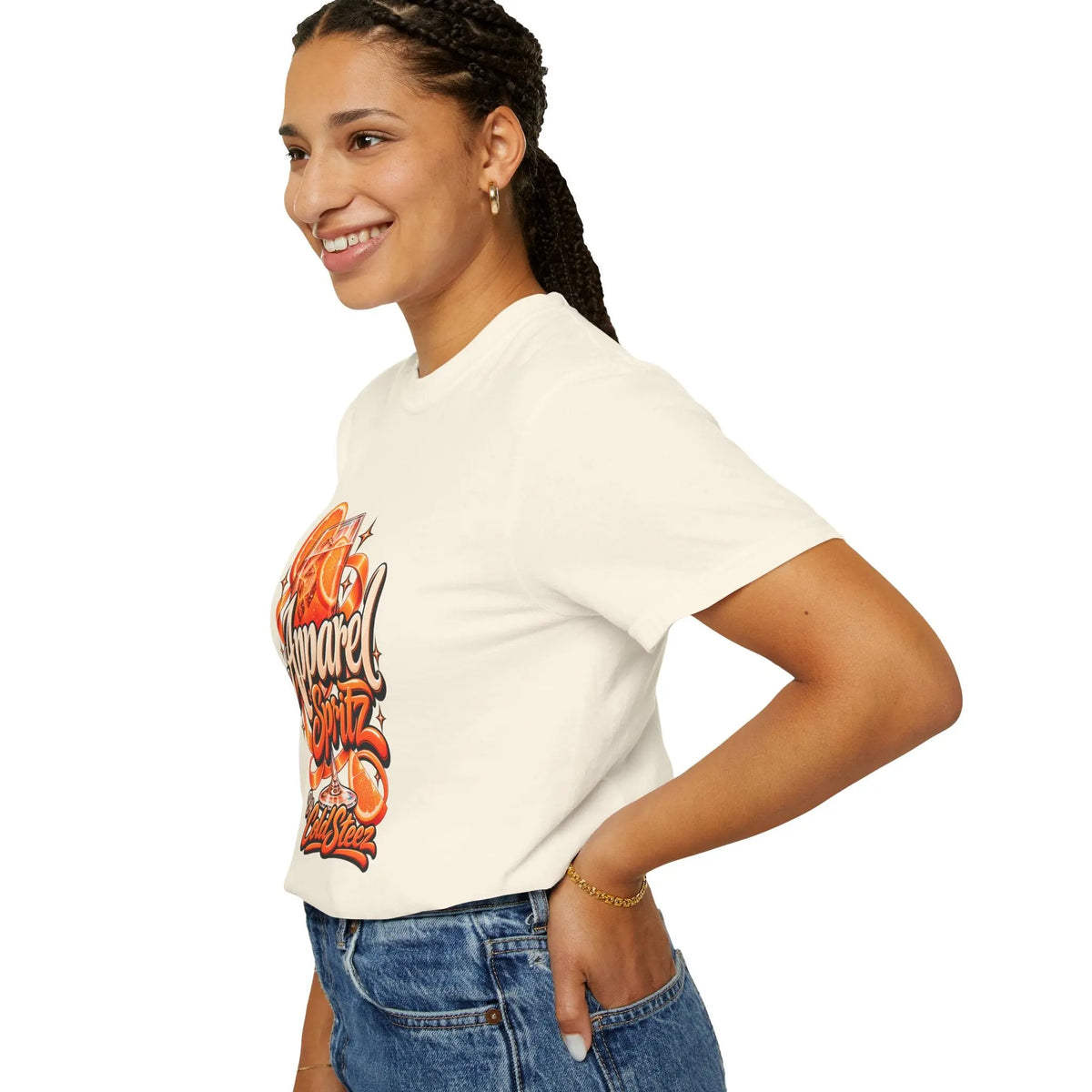 ColdSteez Apparel Spritz Orange Graphic T-Shirt T-Shirt 