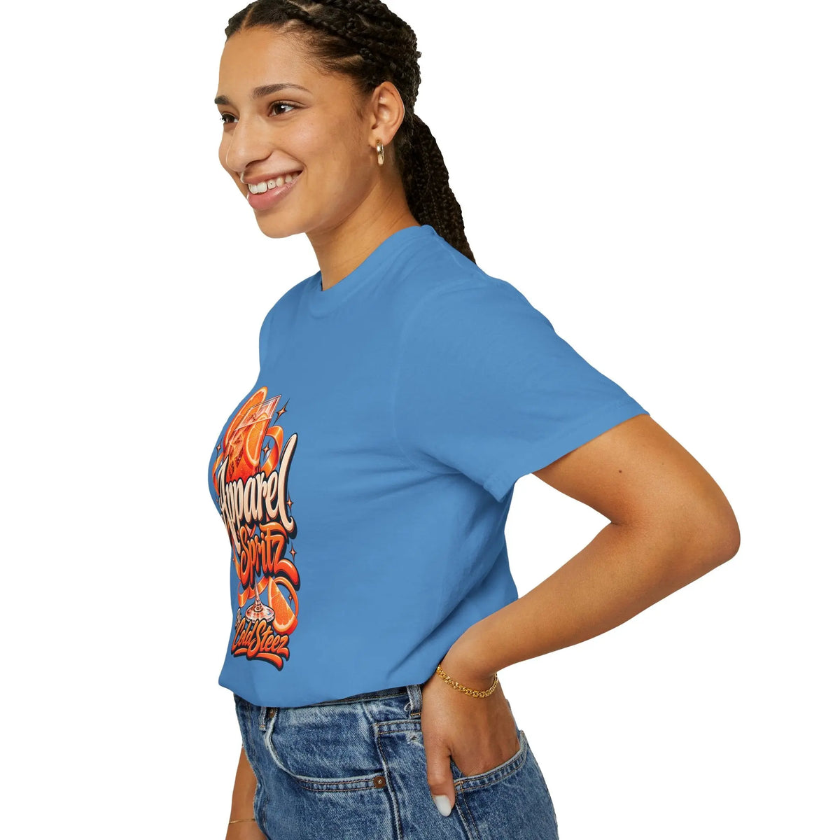 ColdSteez Apparel Spritz Orange Graphic T-Shirt T-Shirt 