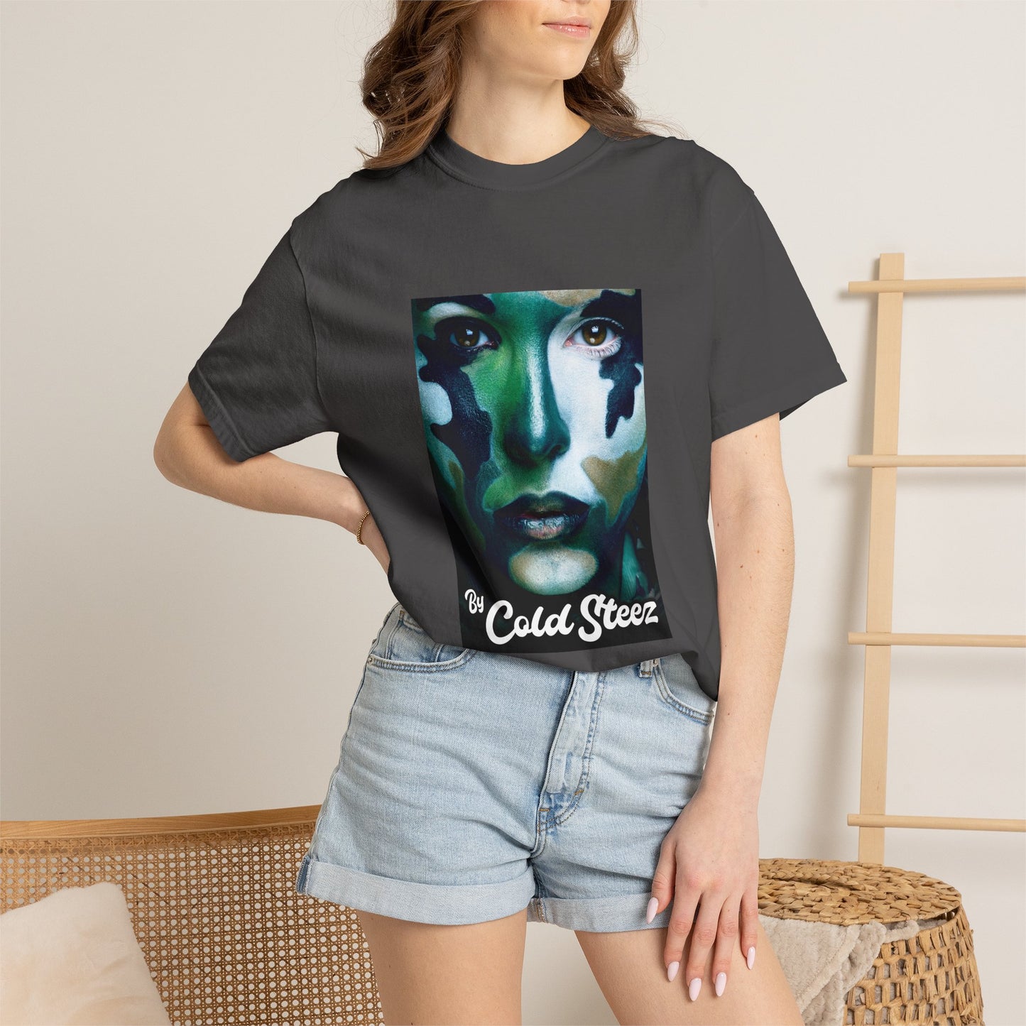 ColdSteez (CS008T) - "Blend In, Stand Out" Super Heavyweight Tee
