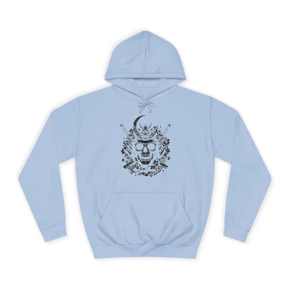ColdSteez (CS006H) — "Samurai Skull" Hoodie – ColdSteez UK Streetwear
