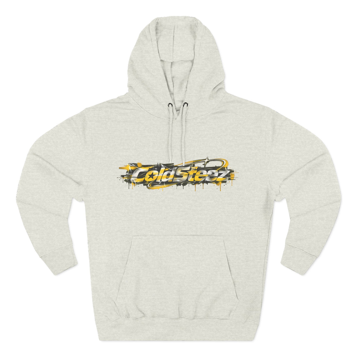 ColdSteez (CS015H) – "ColdGrit" Distressed Hoodie | UK Streetwear