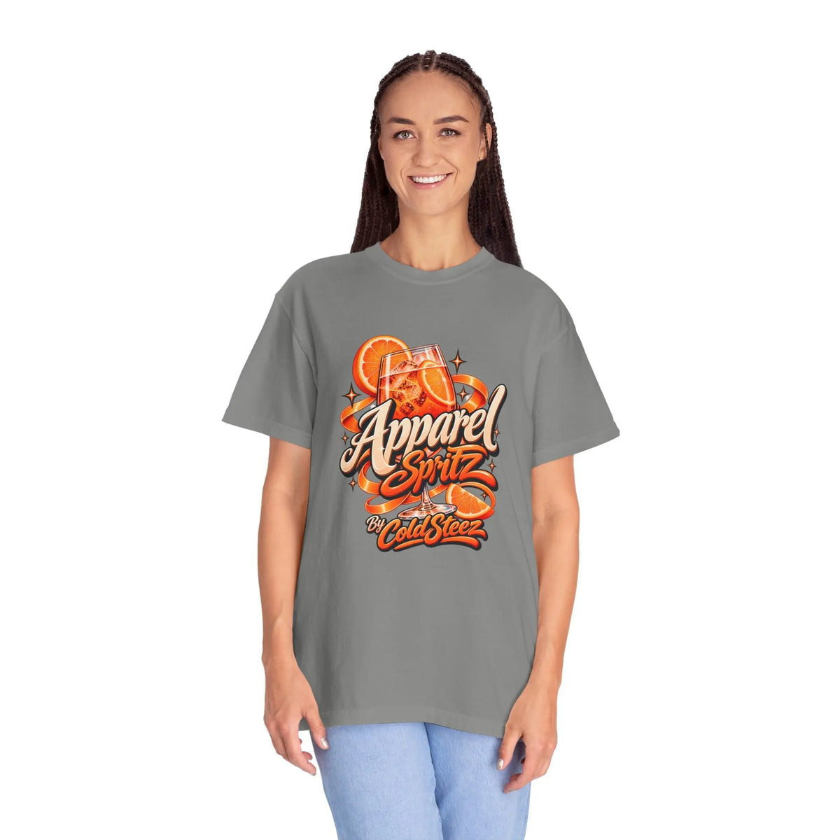 ColdSteez Apparel Spritz Orange Graphic T-Shirt T-Shirt 
