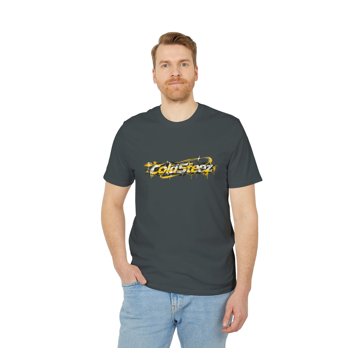 ColdSteez (CS015T) - "ColdGrit Distressed" T-Shirt | UK Streetwear