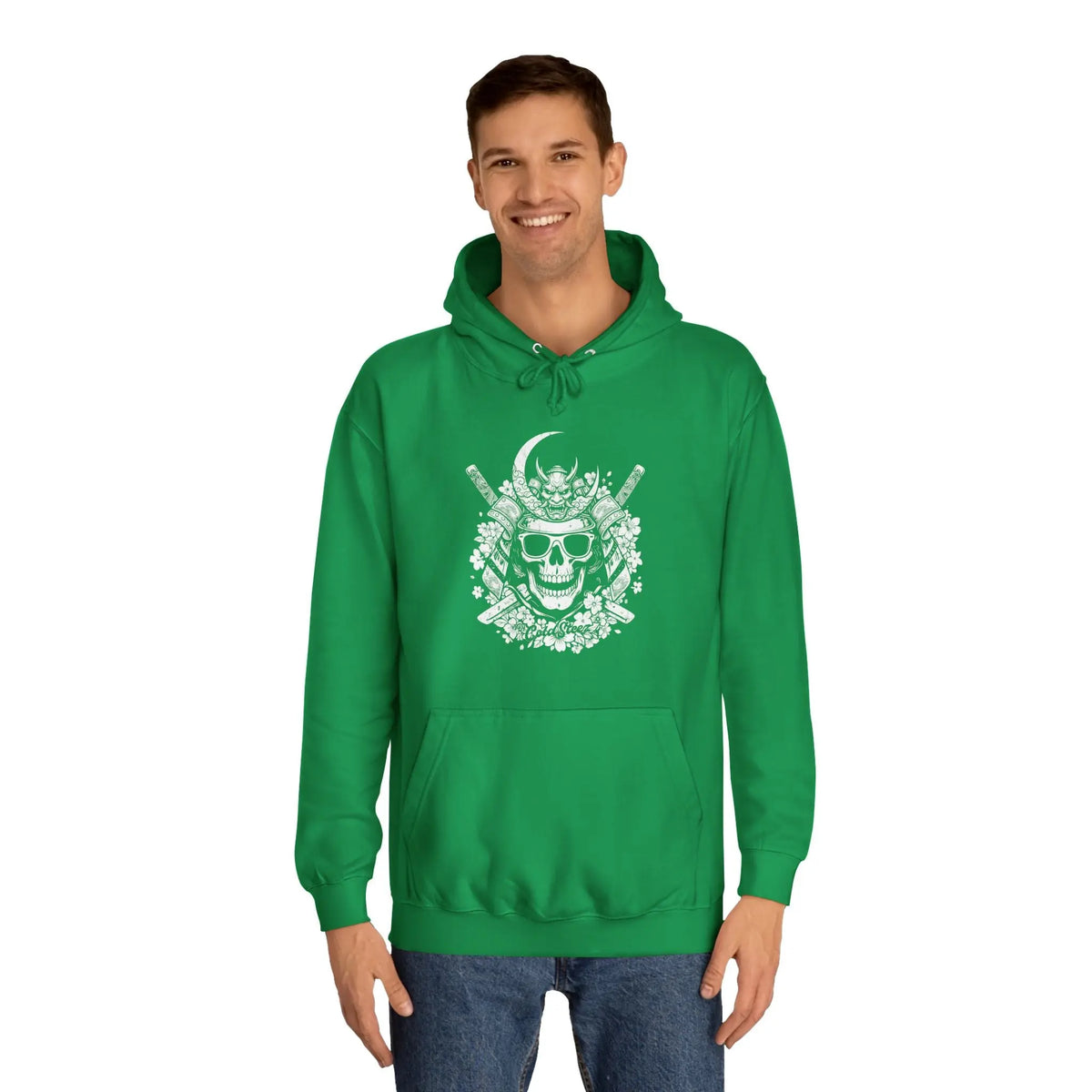 ColdSteez (CS006H) — "Samurai Skull" Hoodie – ColdSteez UK Streetwear
