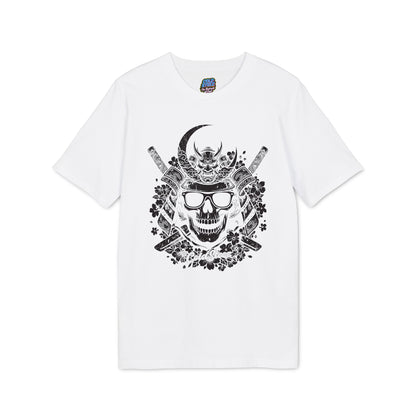 ColdSteez (CS006T) “Samurai Skull” Graphic T-Shirt | Japanese Streetwear Tee