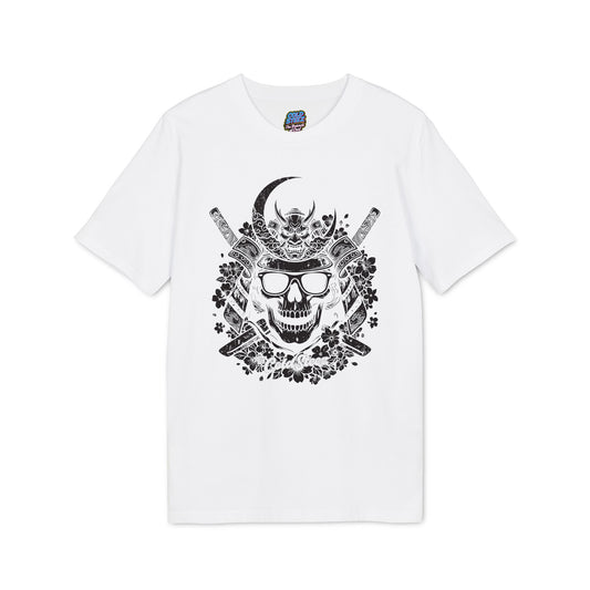 ColdSteez (CS006T) “Samurai Skull” Graphic T-Shirt | Japanese Streetwear Tee