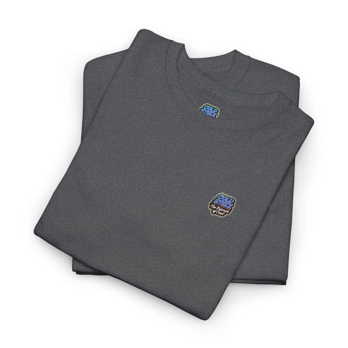 ColdSteez (CS001T) – “The Cold Standard Tee” Heavy-Duty Embroidery – ColdSteez UK Streetwear