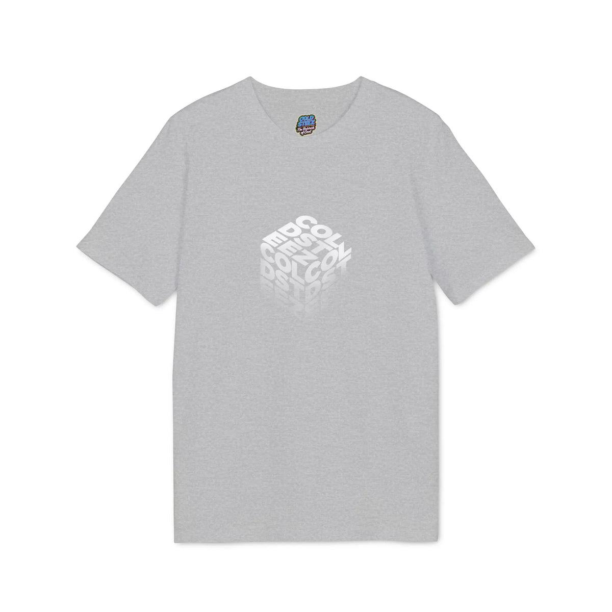 ColdSteez (CS011T) – “ColdSteez Cube” Organic T-Shirt – ColdSteez UK Streetwear