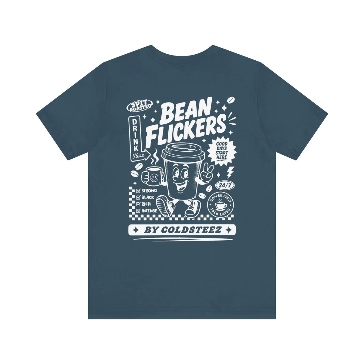 ColdSteez (CS014T) – "Bean Flickers" Graphic T-Shirt | UK Streetwear