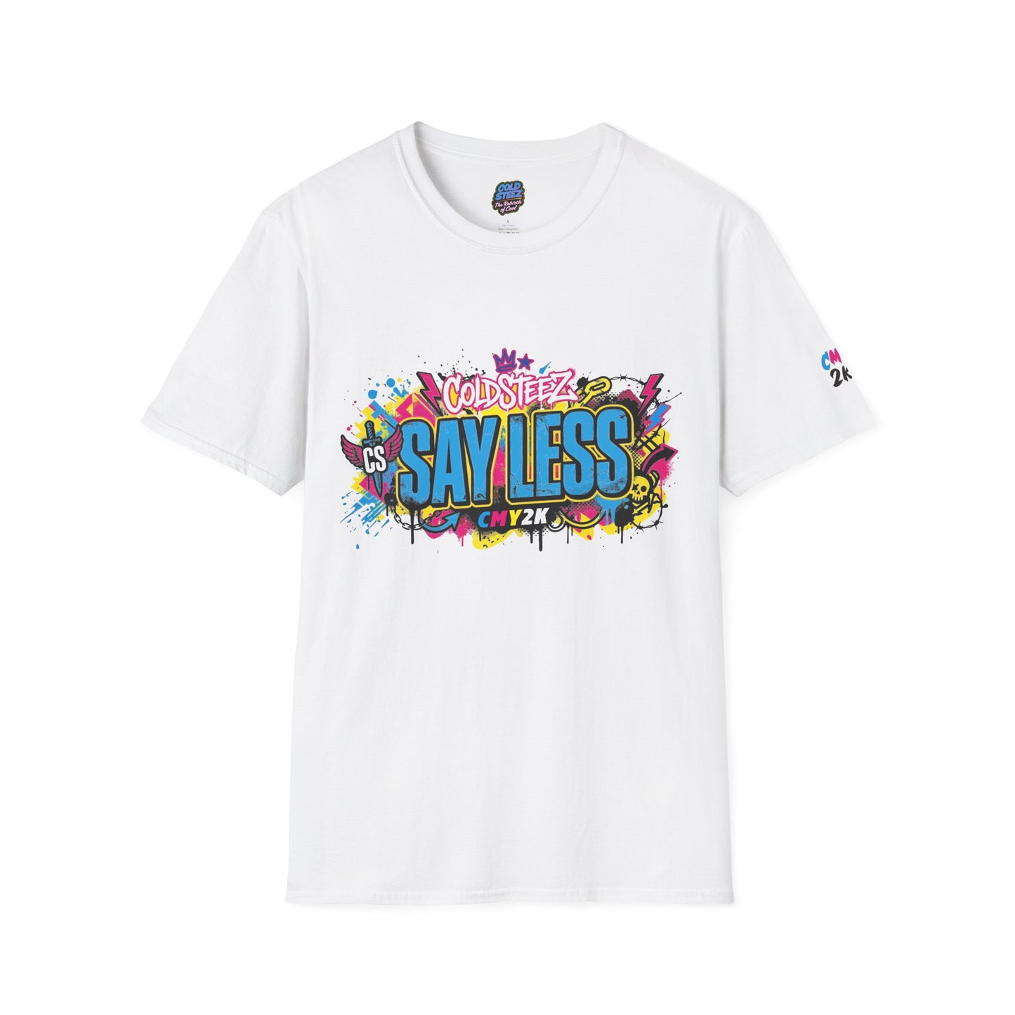Say Less Graphic Tee — Bold Colorful Streetwear Shirt