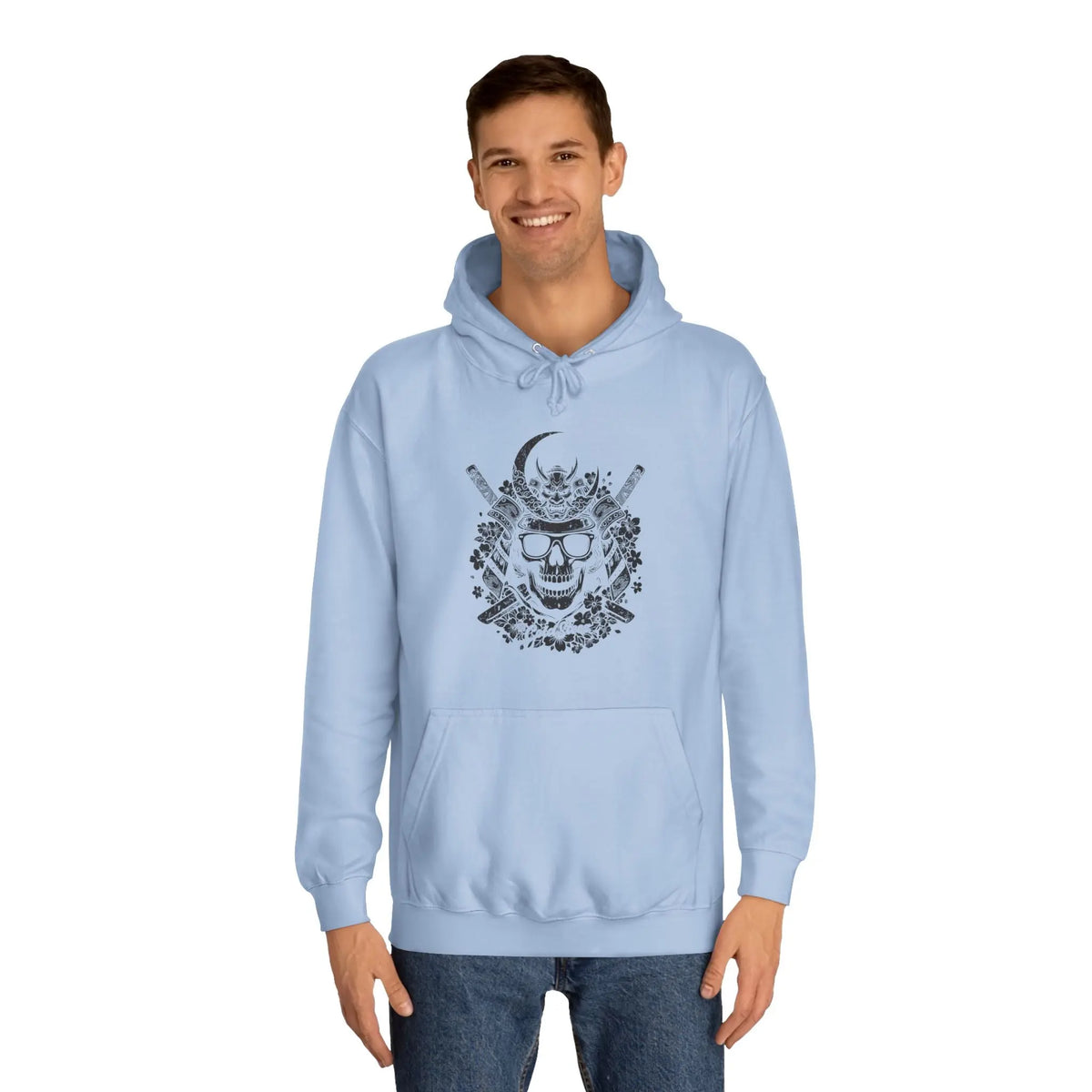 ColdSteez (CS006H) — "Samurai Skull" Hoodie – ColdSteez UK Streetwear